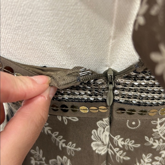 Silk Halter Babydoll Dress Handkerchief Hem Boho Festival Fairy ASO Taylor Swift - Picture 5 of 9